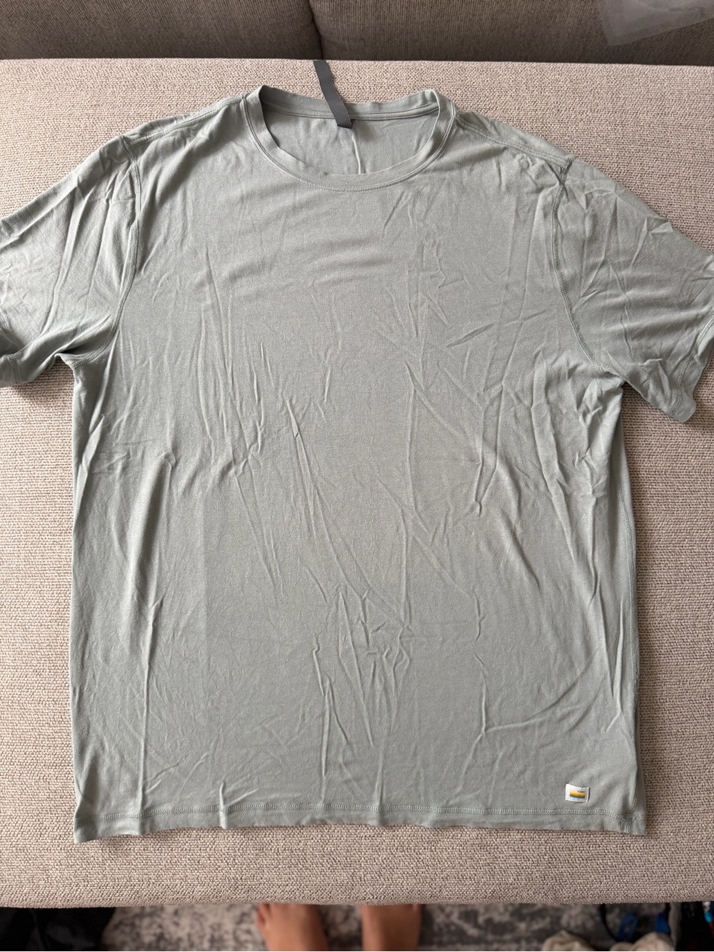 Vuori Men's T-Shirt in Light Sage
